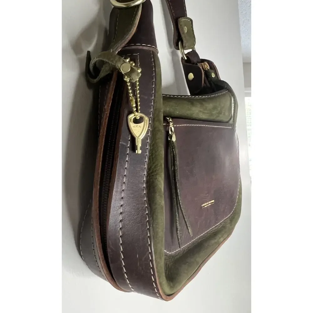 Vintage Coronado Leather Jackie Hobo #2 Concealed Carry Shoulder Bag